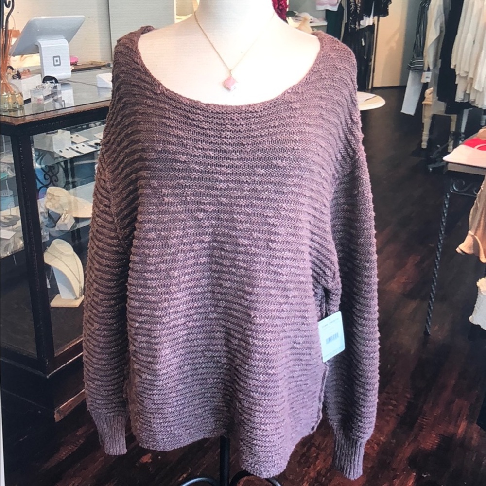 Free people Mauve sweater OB832694